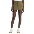 Womens Cotton 94 Cargo Mini Skirt