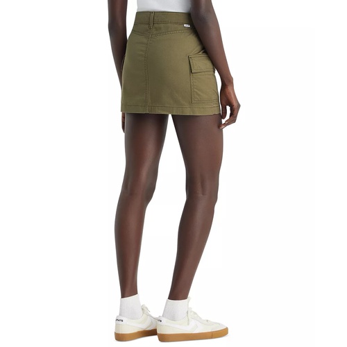 리바이스 Womens Cotton 94 Cargo Mini Skirt