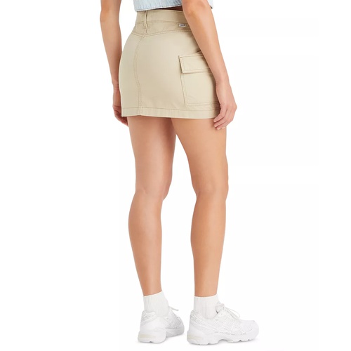 리바이스 Womens Cotton 94 Cargo Mini Skirt