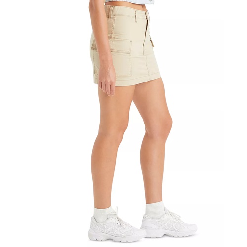 리바이스 Womens Cotton 94 Cargo Mini Skirt