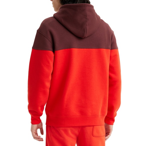 리바이스 Mens Relaxed-Fit Colorblocked Long Sleeve Hoodie