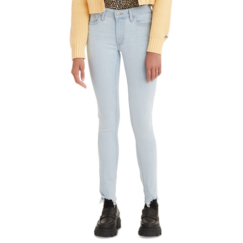 리바이스 Womens 711 Mid Rise Stretch Skinny Jeans