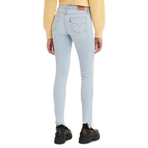 리바이스 Womens 711 Mid Rise Stretch Skinny Jeans