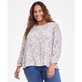 Plus Size Halsey Floral Print Blouse