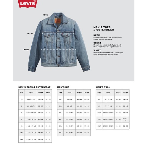 리바이스 Mens Regular Fit Sherpa Canvas Trucker Jacket