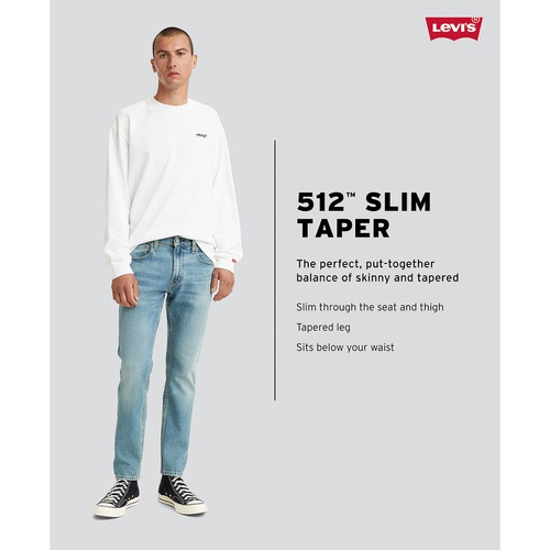 리바이스 Mens 512 Slim Taper Eco Performance Jeans
