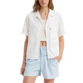 Plus Size Cotton Button-Front Resort Shirt