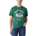 Mens Bass Lake Relaxed Fit Short Sleeve Crewneck Graphic T-Shirt