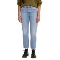 501 Cropped Straight-Leg High Rise Jeans