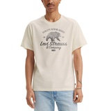 Mens Relaxed Fit Short Sleeve Crewneck Grizzly Graphic T-Shirt