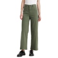 Womens High-Rise Chino Shady Khaki Pants