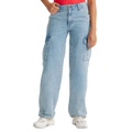 Womens 94 Baggy High Rise Cargo Jeans