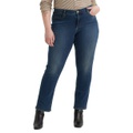 Trendy Plus Size 314 Mid-Rise Shaping Straight-Leg Jeans