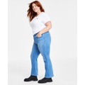 Trendy Plus Size 725 High-Rise Bootcut Jeans