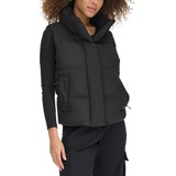 Womens Stand Collar Puffer Vest