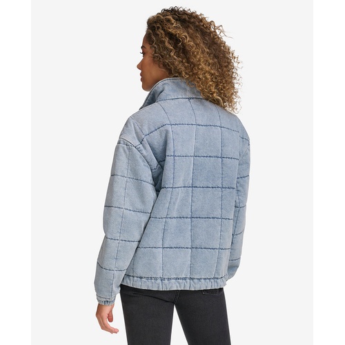 리바이스 Womens Box Quilted Cotton Jacket