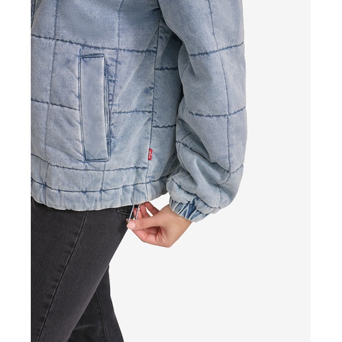 리바이스 Womens Box Quilted Cotton Jacket