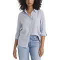 Womens Darlene Collared Button-Front Shirt