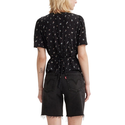 리바이스 Womens Dolores Short-Sleeve Blouse