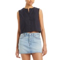 Womens Lorelai Cotton Sleeveless Shirt