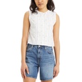 Womens Lorelai Cotton Sleeveless Shirt