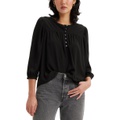 Womens Halsey 3/4-Sleeve Blouse