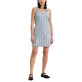 Womens Alyssa Denim Jumper Dress