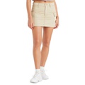 Womens Cotton 94 Cargo Mini Skirt