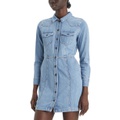 Womens Flynn Western Cotton Denim Dress