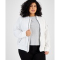 Trendy Plus Size Melanie Bomber Jacket