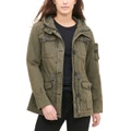 Womens Hooded Military Jacket