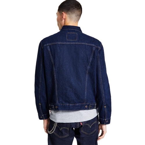 리바이스 Mens Regular Fit Non-Stretch Denim Trucker Jacket