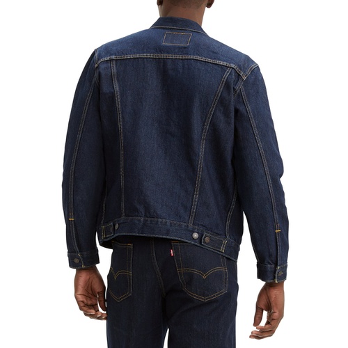 리바이스 Mens Regular Fit Non-Stretch Denim Trucker Jacket