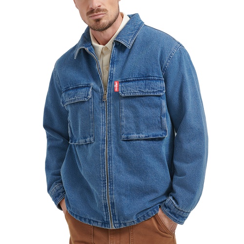 리바이스 Mens Workwear Cotton Denim Shirt Jacket