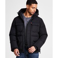 Mens Quilted Hooded Puffer Jacket