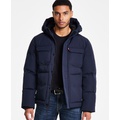 Mens Quilted Hooded Puffer Jacket