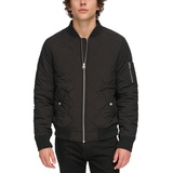 Mens Quilted Fashion Bomber Jacket