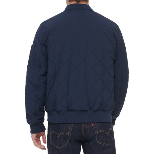 리바이스 Mens Quilted Fashion Bomber Jacket