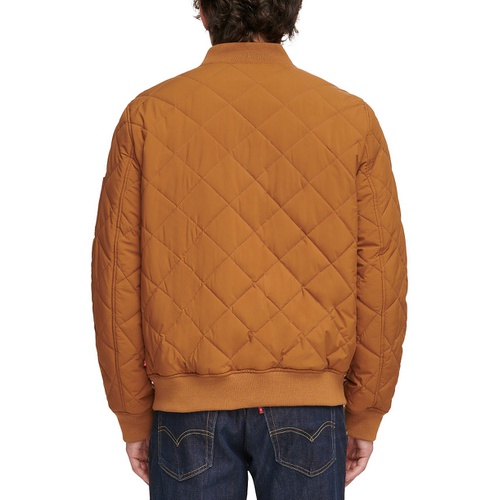 리바이스 Mens Quilted Fashion Bomber Jacket