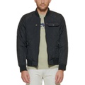 Mens Regular-Fit Diamond-Quilted Bomber Jacket