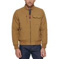 Mens Regular-Fit Diamond-Quilted Bomber Jacket