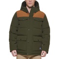 Levi's Mens Quilted Four Pocket Parka Hoody Jacket