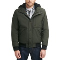 Mens Soft Shell Sherpa Lined Hooded Jacket