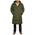 Mens Quilted Extra Long Parka Jacket