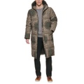 Mens Quilted Extra Long Parka Jacket