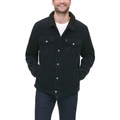 Mens Fleece-Lined Corduroy Trucker Jacket