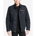 Mens Cotton Zip-Front Jacket