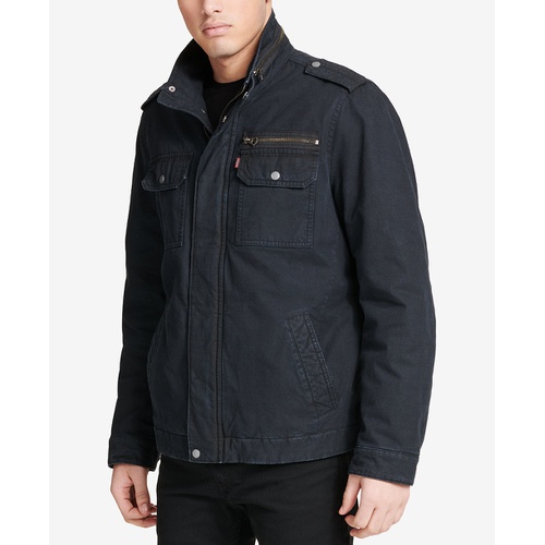 리바이스 Mens Cotton Zip-Front Jacket