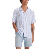 Mens Relaxed-Fit Camp Collar Shirt