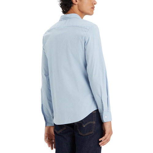 리바이스 Mens Battery Housemark Stretch Slim-Fit Shirt